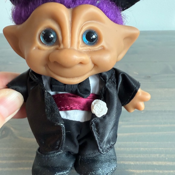 Vintage RUSS tuxedo Troll - Picture 5 of 8